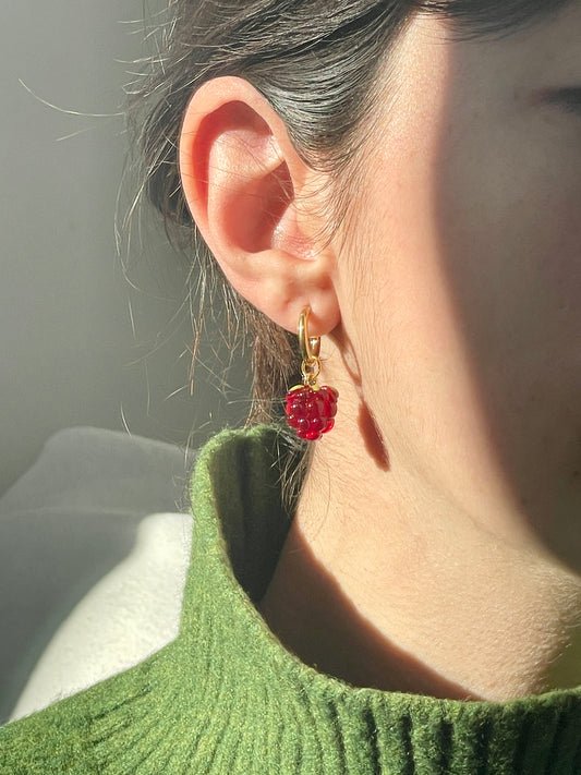 Boucles d’oreilles Raspberry fields