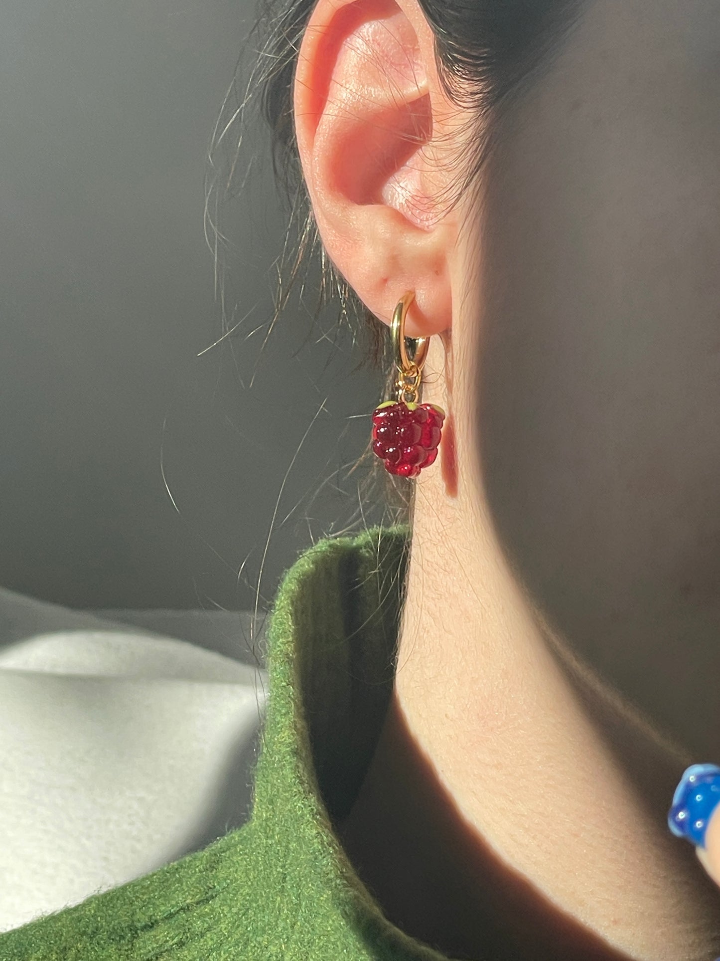 Boucles d’oreilles Raspberry fields